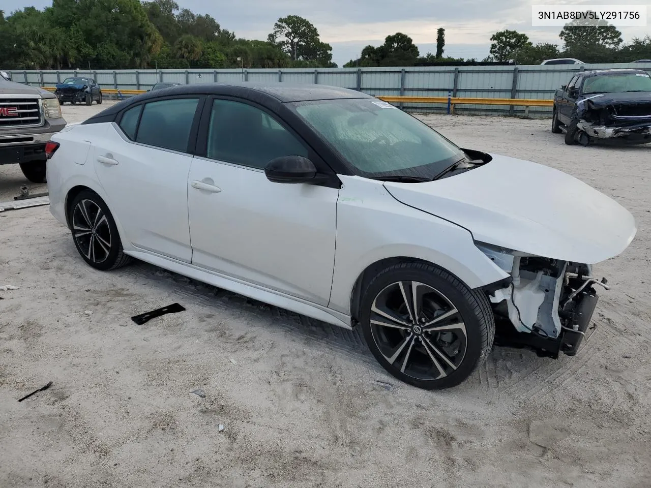 3N1AB8DV5LY291756 2020 Nissan Sentra Sr