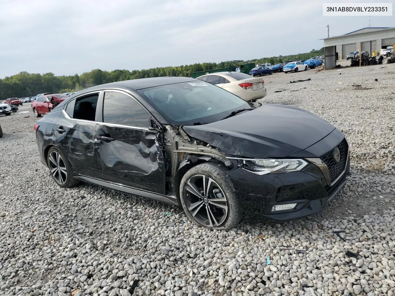 2020 Nissan Sentra Sr VIN: 3N1AB8DV8LY233351 Lot: 71246894