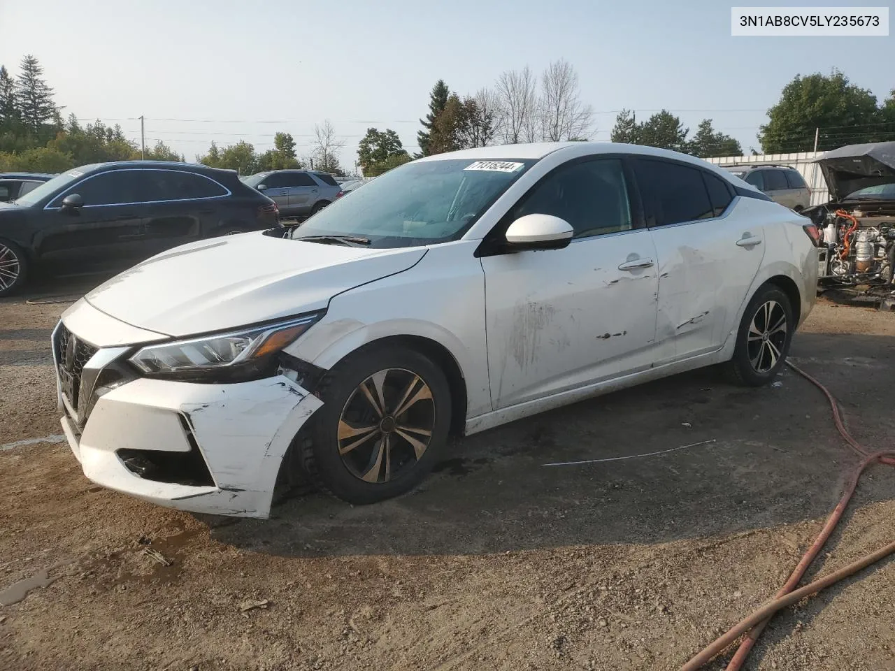 2020 Nissan Sentra Sv VIN: 3N1AB8CV5LY235673 Lot: 71315244