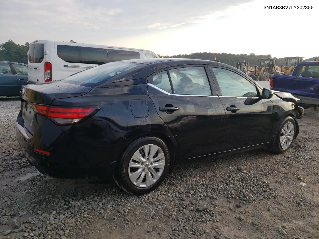 2020 Nissan Sentra S VIN: 3N1AB8BV7LY302355 Lot: 71374654