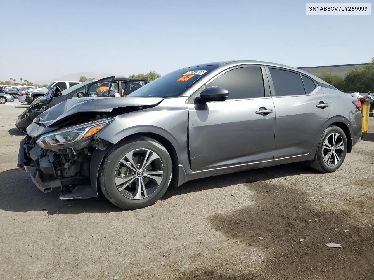 2020 Nissan Sentra Sv VIN: 3N1AB8CV7LY269999 Lot: 71406744