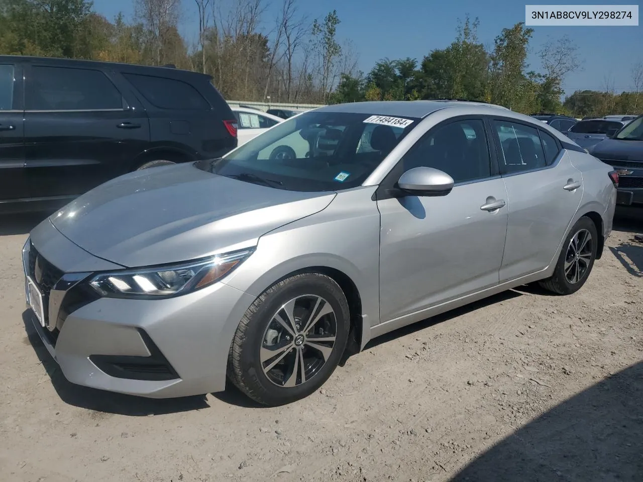 2020 Nissan Sentra Sv VIN: 3N1AB8CV9LY298274 Lot: 71494184