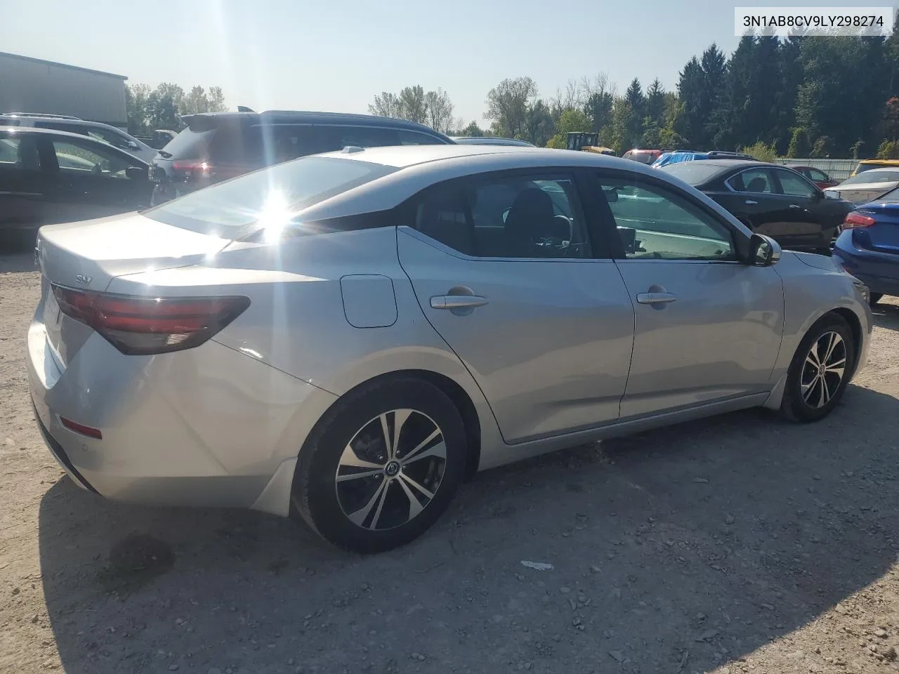 2020 Nissan Sentra Sv VIN: 3N1AB8CV9LY298274 Lot: 71494184