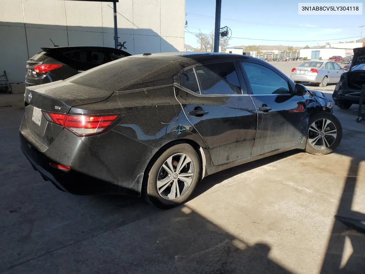 2020 Nissan Sentra Sv VIN: 3N1AB8CV5LY304118 Lot: 71660084