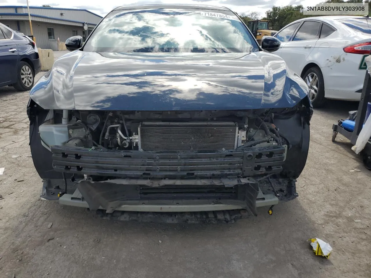 3N1AB8DV9LY303908 2020 Nissan Sentra Sr