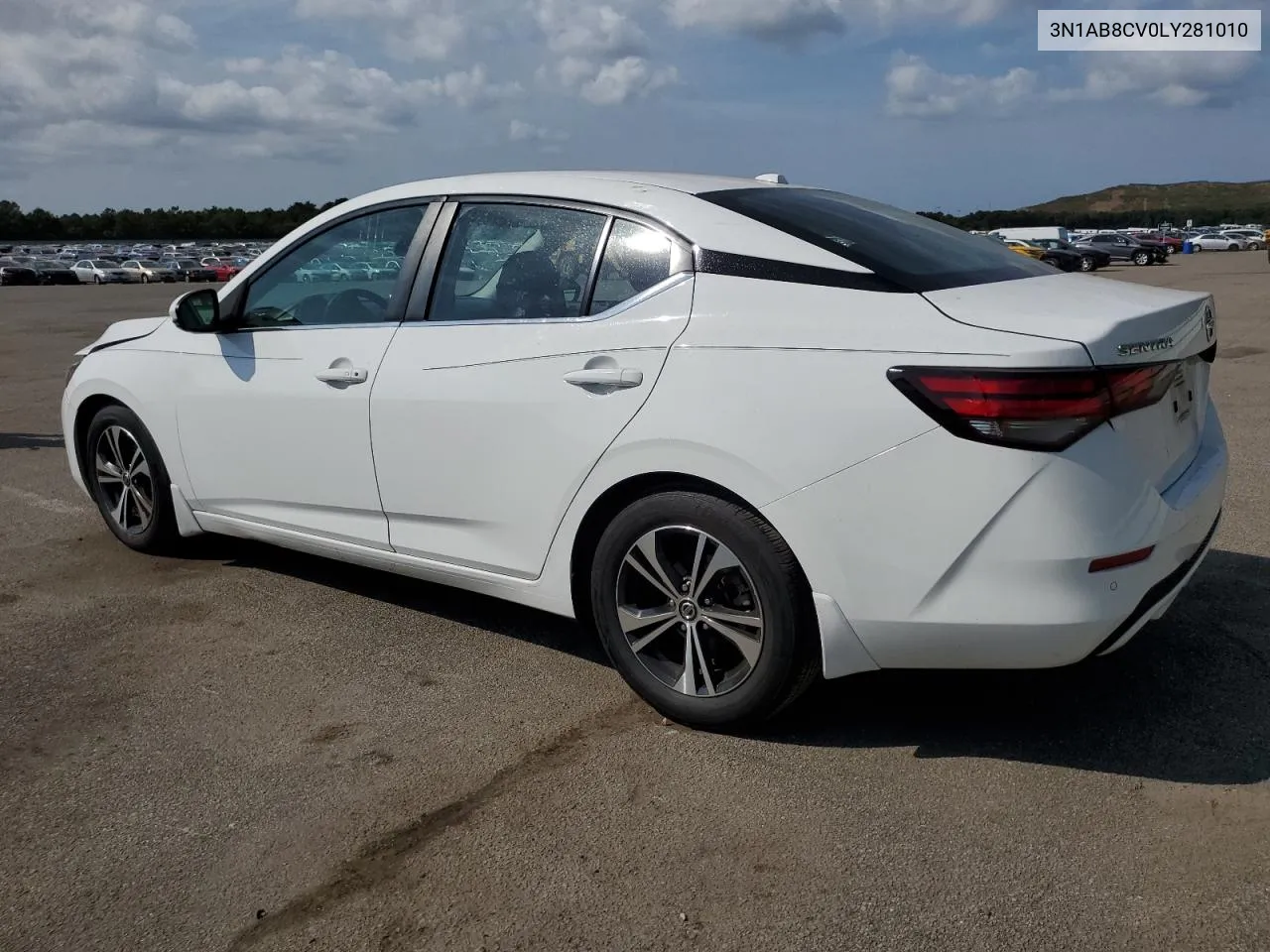 2020 Nissan Sentra Sv VIN: 3N1AB8CV0LY281010 Lot: 71935014