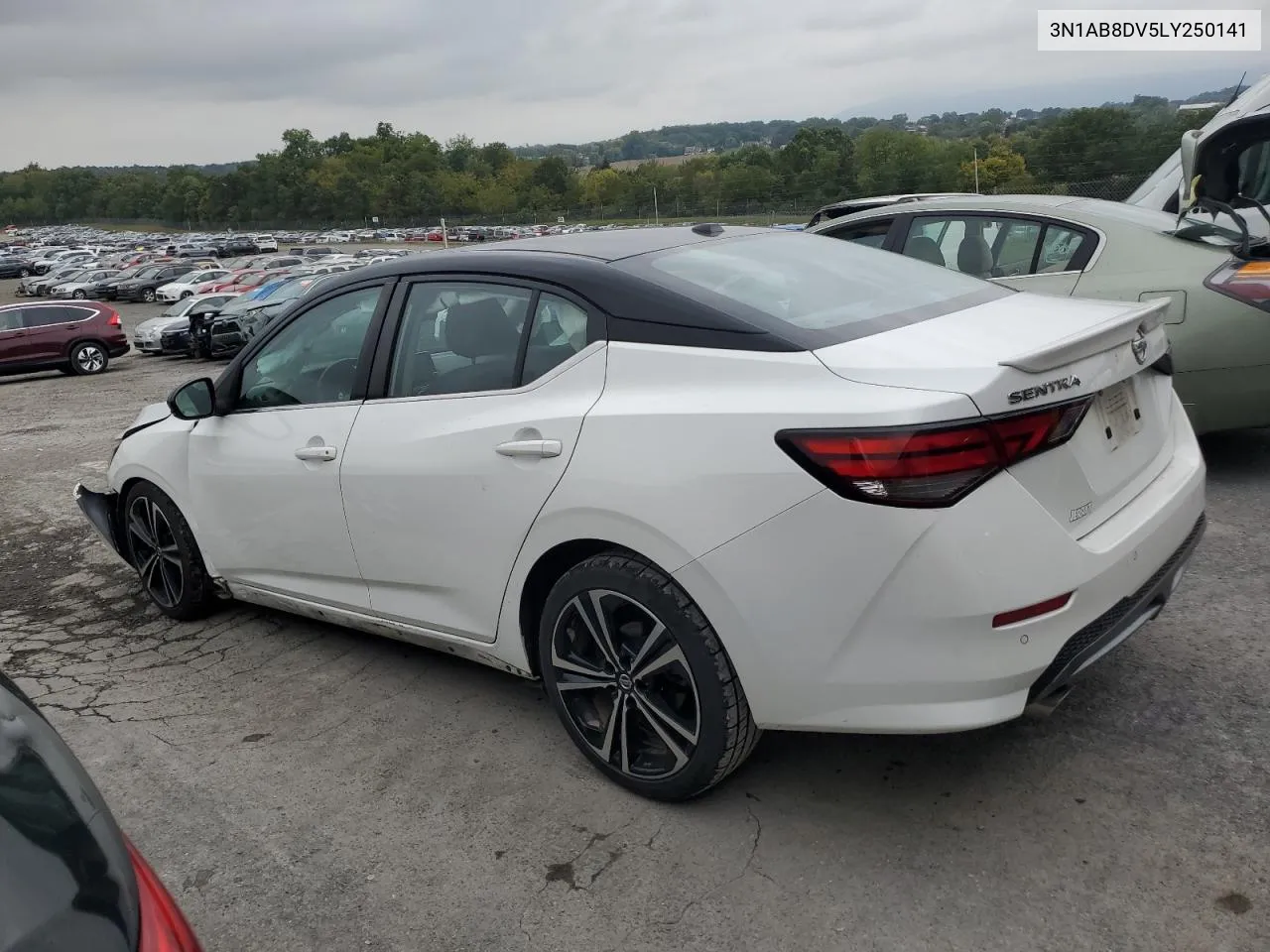 2020 Nissan Sentra Sr VIN: 3N1AB8DV5LY250141 Lot: 71952054