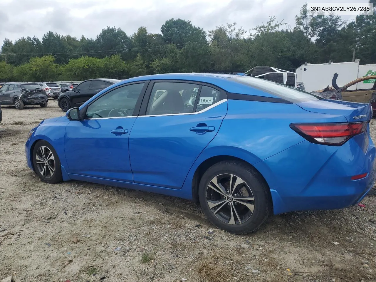 2020 Nissan Sentra Sv VIN: 3N1AB8CV2LY267285 Lot: 71957504