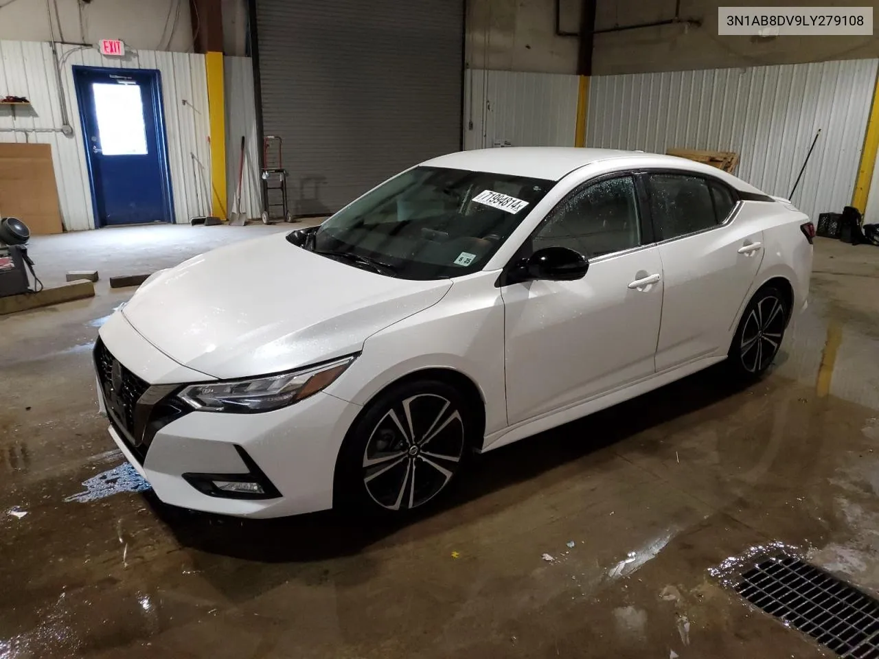 2020 Nissan Sentra Sr VIN: 3N1AB8DV9LY279108 Lot: 71994814