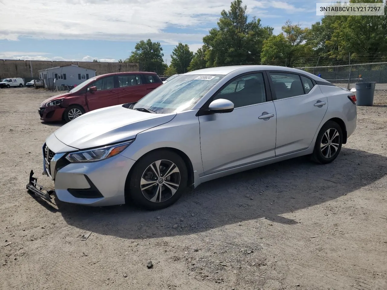 2020 Nissan Sentra Sv VIN: 3N1AB8CV1LY217297 Lot: 72058634