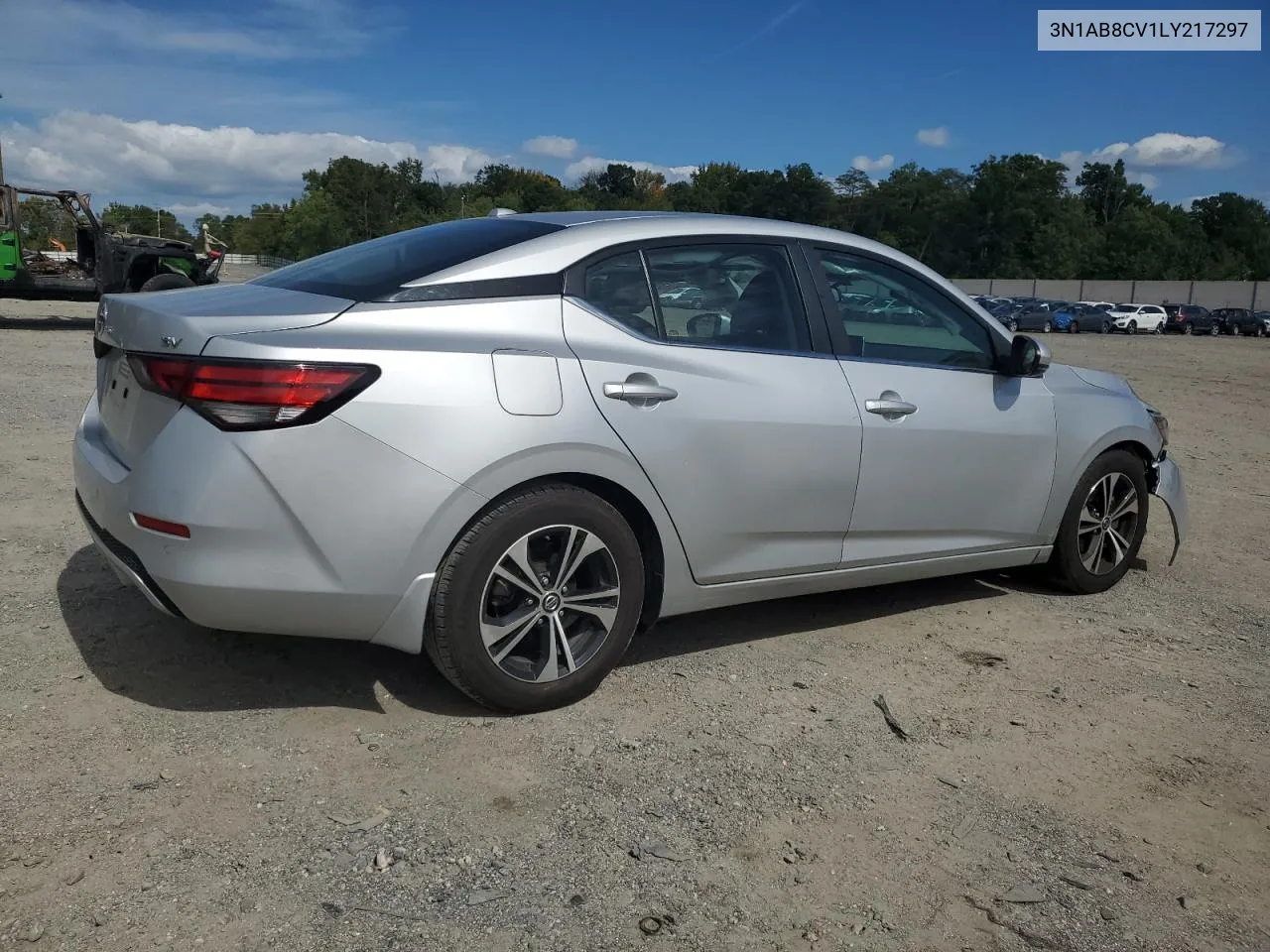 2020 Nissan Sentra Sv VIN: 3N1AB8CV1LY217297 Lot: 72058634