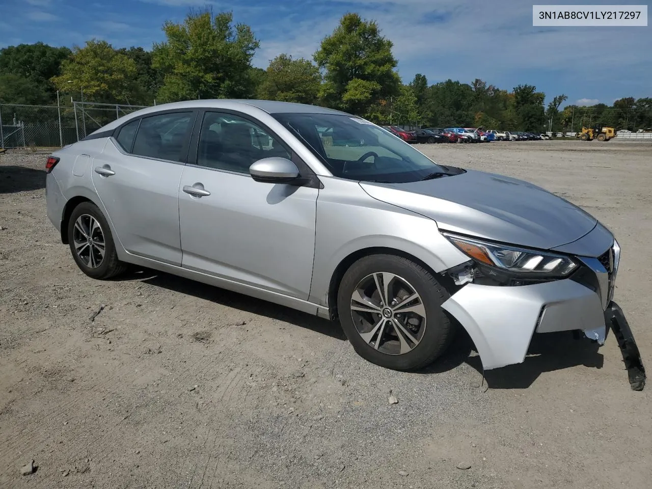 2020 Nissan Sentra Sv VIN: 3N1AB8CV1LY217297 Lot: 72058634