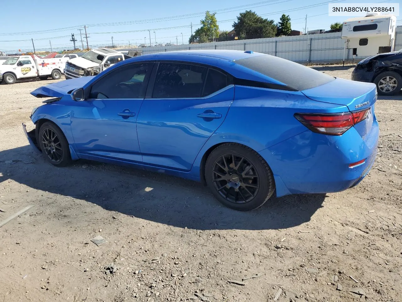 2020 Nissan Sentra Sv VIN: 3N1AB8CV4LY288641 Lot: 72066834