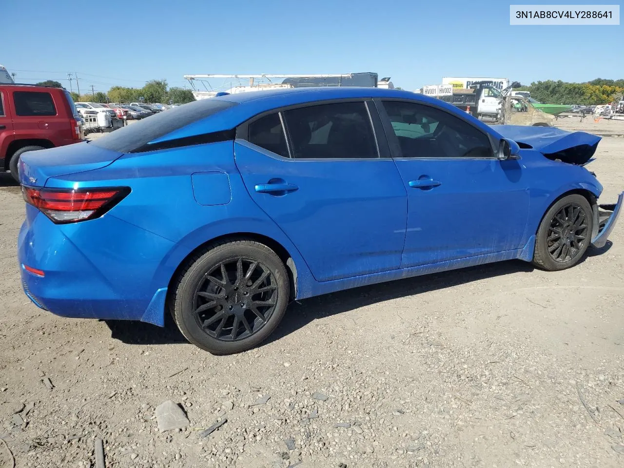 2020 Nissan Sentra Sv VIN: 3N1AB8CV4LY288641 Lot: 72066834