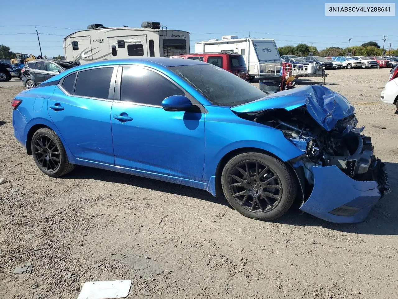 2020 Nissan Sentra Sv VIN: 3N1AB8CV4LY288641 Lot: 72066834