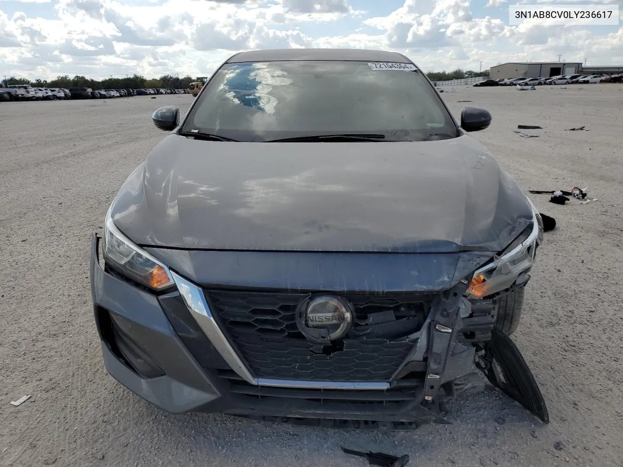 2020 Nissan Sentra Sv VIN: 3N1AB8CV0LY236617 Lot: 72154364