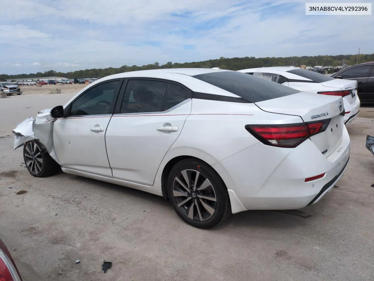 2020 Nissan Sentra Sv VIN: 3N1AB8CV4LY292396 Lot: 72174494