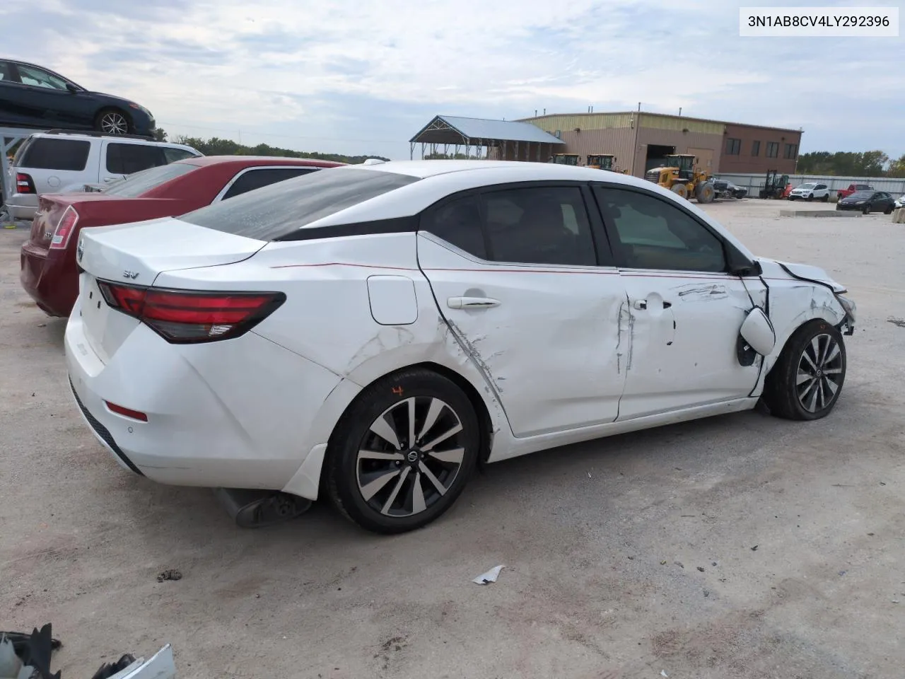 2020 Nissan Sentra Sv VIN: 3N1AB8CV4LY292396 Lot: 72174494