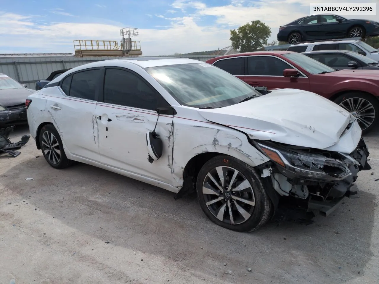 2020 Nissan Sentra Sv VIN: 3N1AB8CV4LY292396 Lot: 72174494