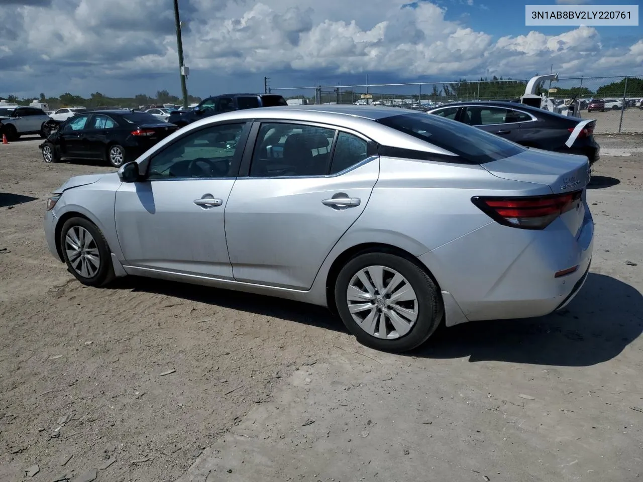 2020 Nissan Sentra S VIN: 3N1AB8BV2LY220761 Lot: 72215024