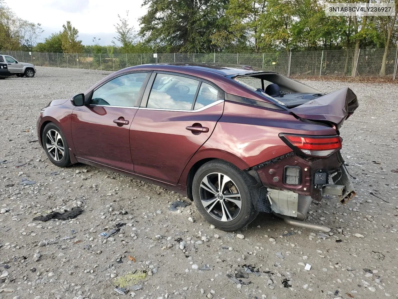 2020 Nissan Sentra Sv VIN: 3N1AB8CV4LY236927 Lot: 72262424