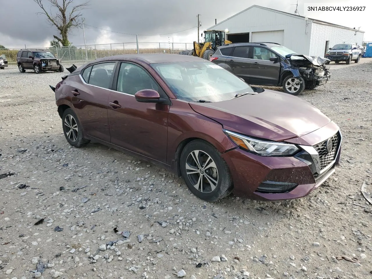 2020 Nissan Sentra Sv VIN: 3N1AB8CV4LY236927 Lot: 72262424