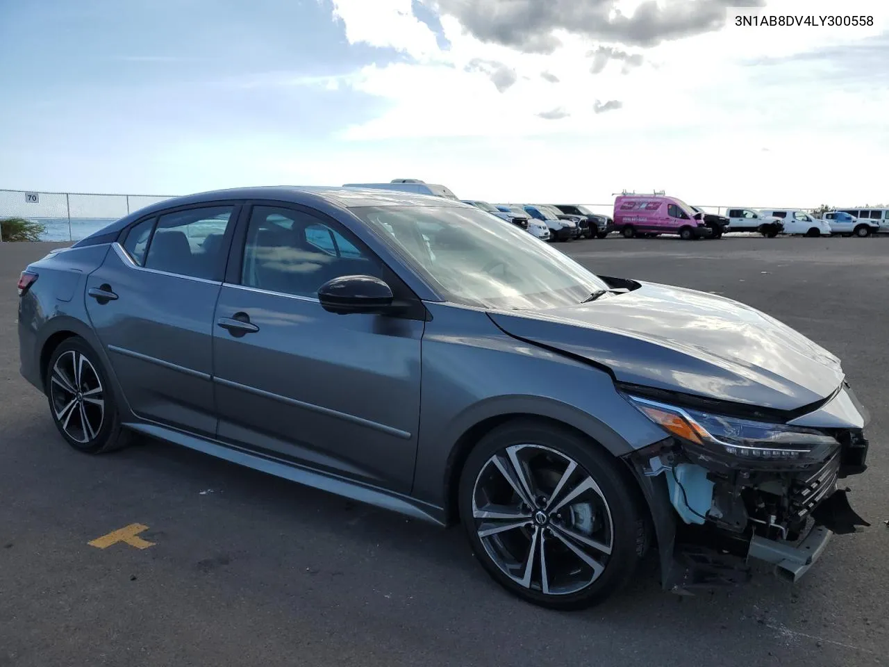 2020 Nissan Sentra Sr VIN: 3N1AB8DV4LY300558 Lot: 72267924