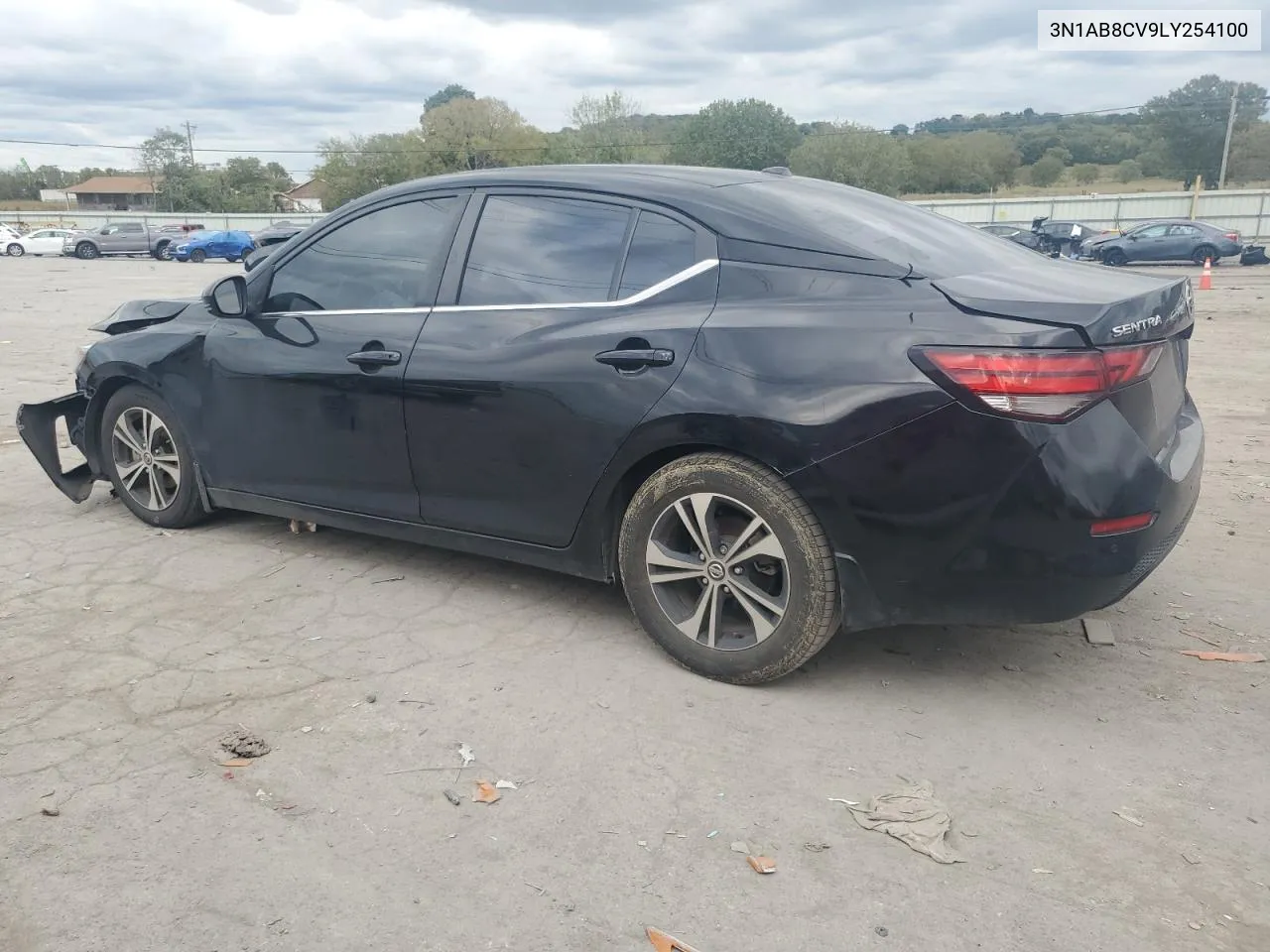 2020 Nissan Sentra Sv VIN: 3N1AB8CV9LY254100 Lot: 72349804