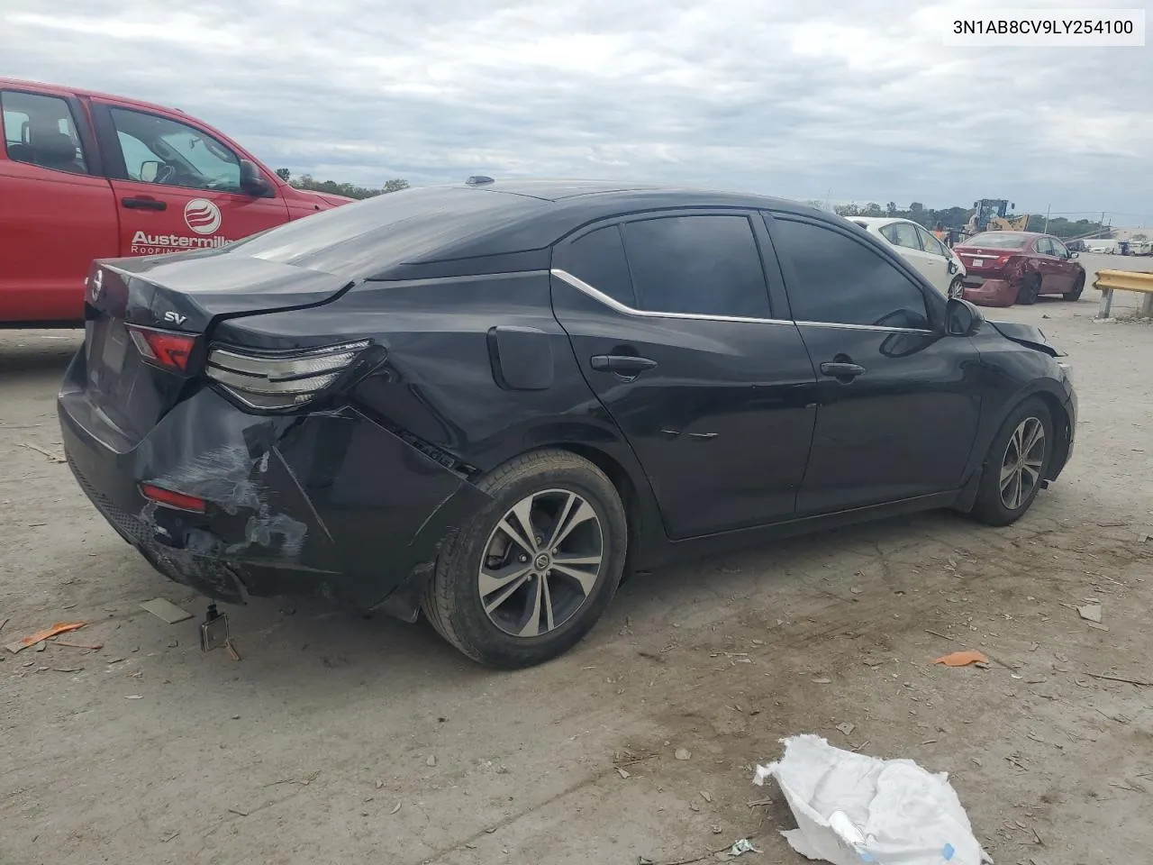 3N1AB8CV9LY254100 2020 Nissan Sentra Sv