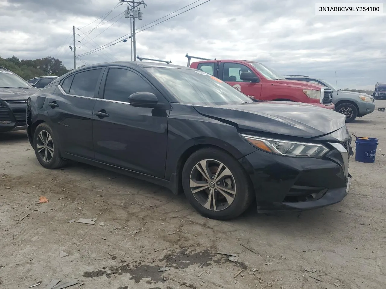 3N1AB8CV9LY254100 2020 Nissan Sentra Sv