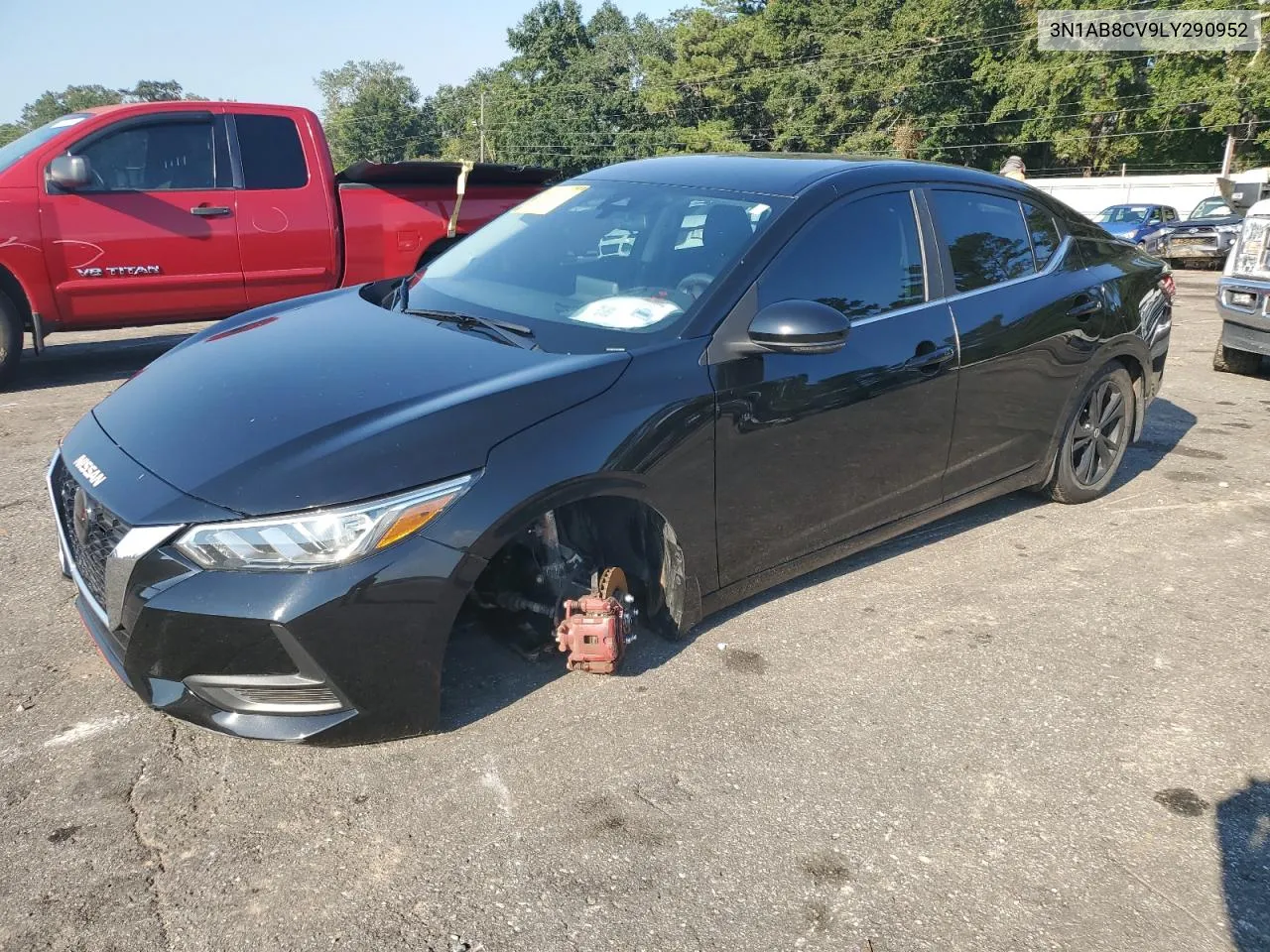 2020 Nissan Sentra Sv VIN: 3N1AB8CV9LY290952 Lot: 72462824