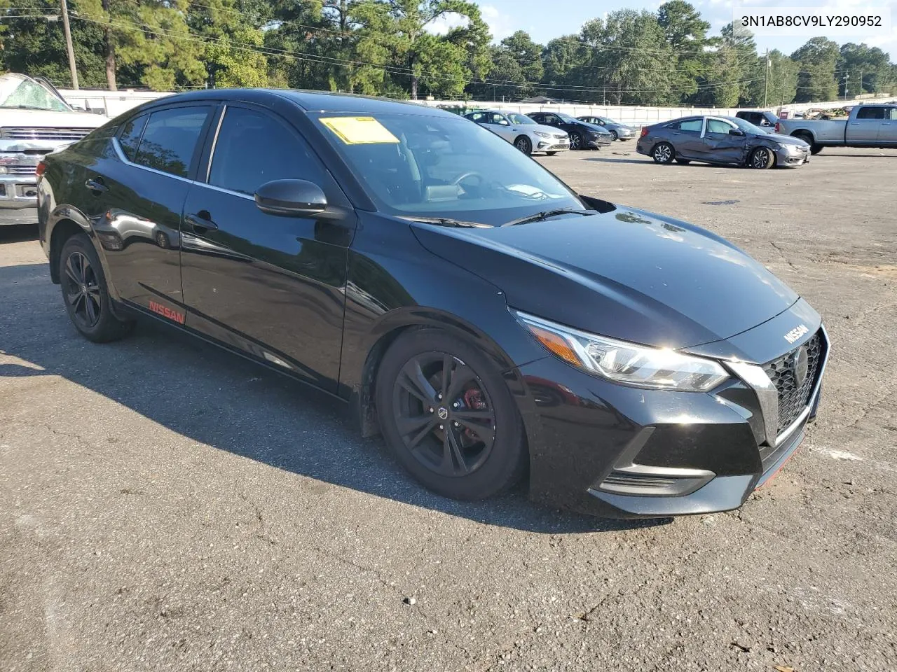 2020 Nissan Sentra Sv VIN: 3N1AB8CV9LY290952 Lot: 72462824