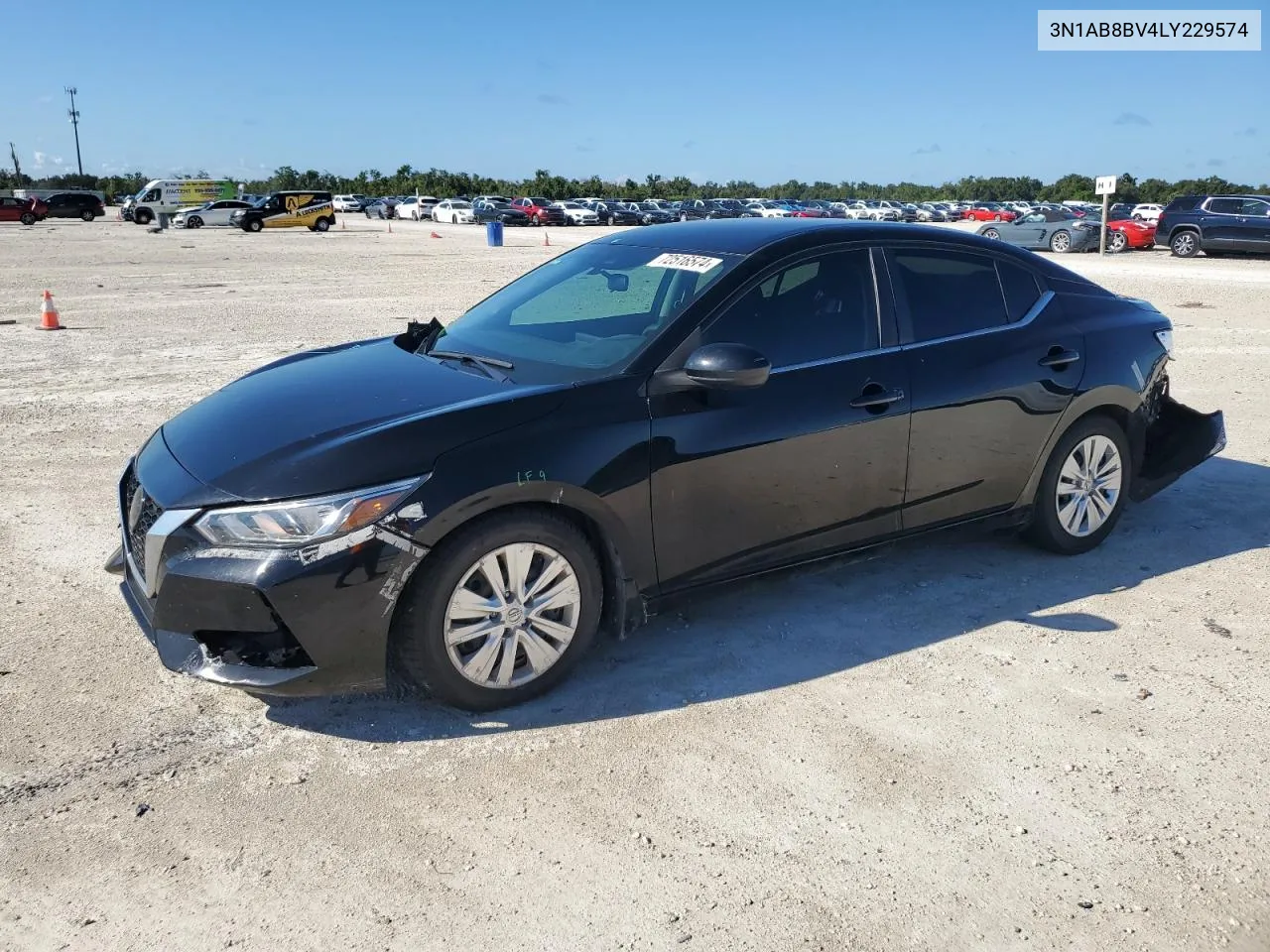 2020 Nissan Sentra S VIN: 3N1AB8BV4LY229574 Lot: 72516574