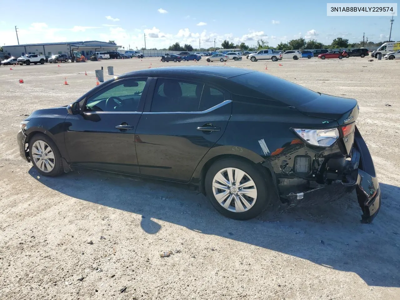 2020 Nissan Sentra S VIN: 3N1AB8BV4LY229574 Lot: 72516574