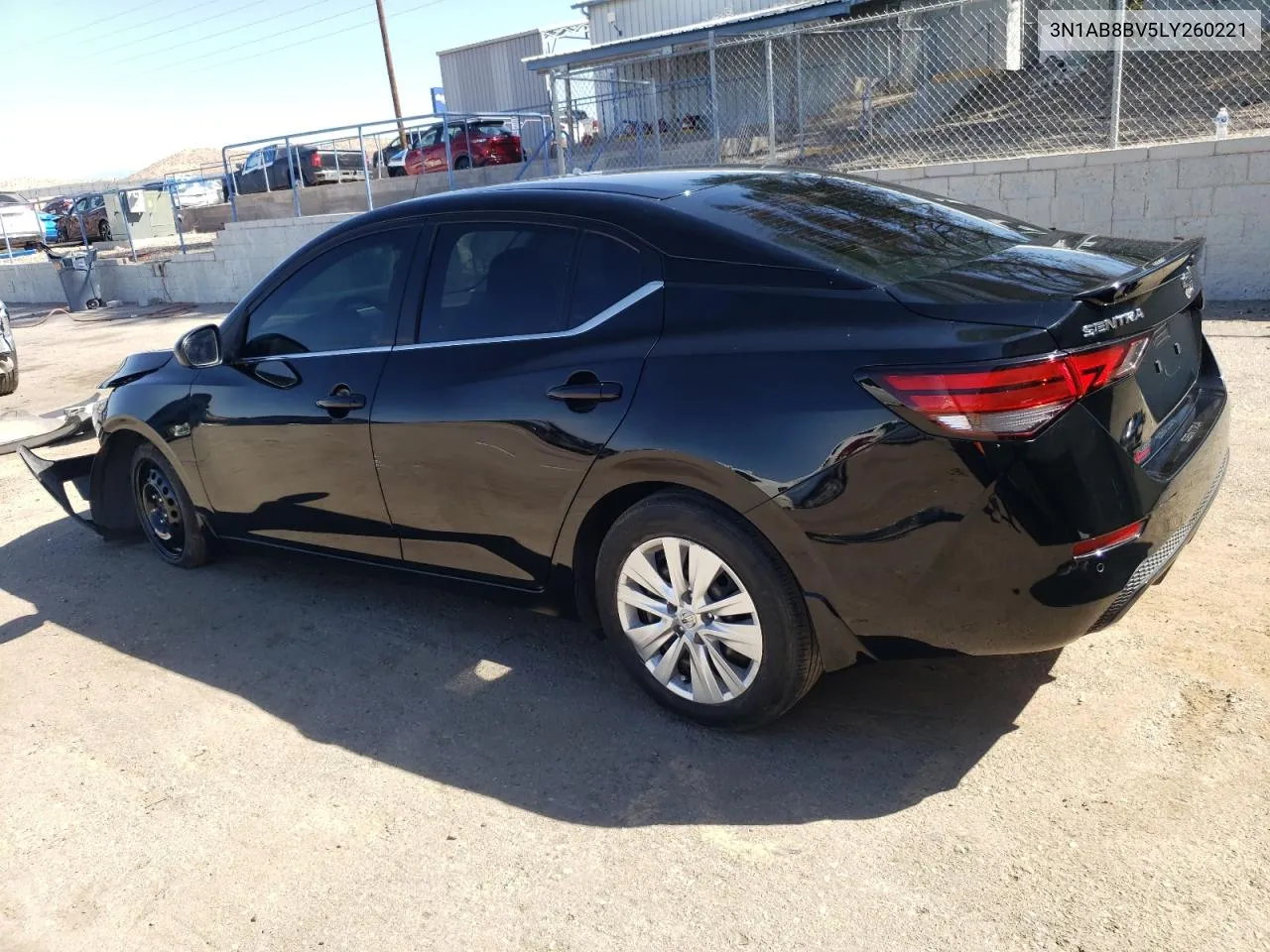 2020 Nissan Sentra S VIN: 3N1AB8BV5LY260221 Lot: 72608004