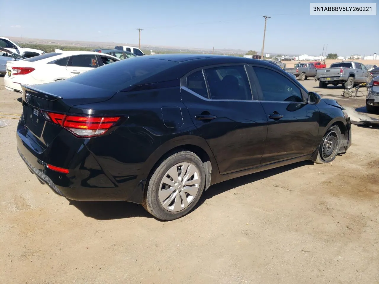 2020 Nissan Sentra S VIN: 3N1AB8BV5LY260221 Lot: 72608004