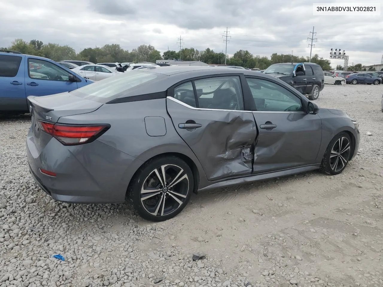 2020 Nissan Sentra Sr VIN: 3N1AB8DV3LY302821 Lot: 72685614