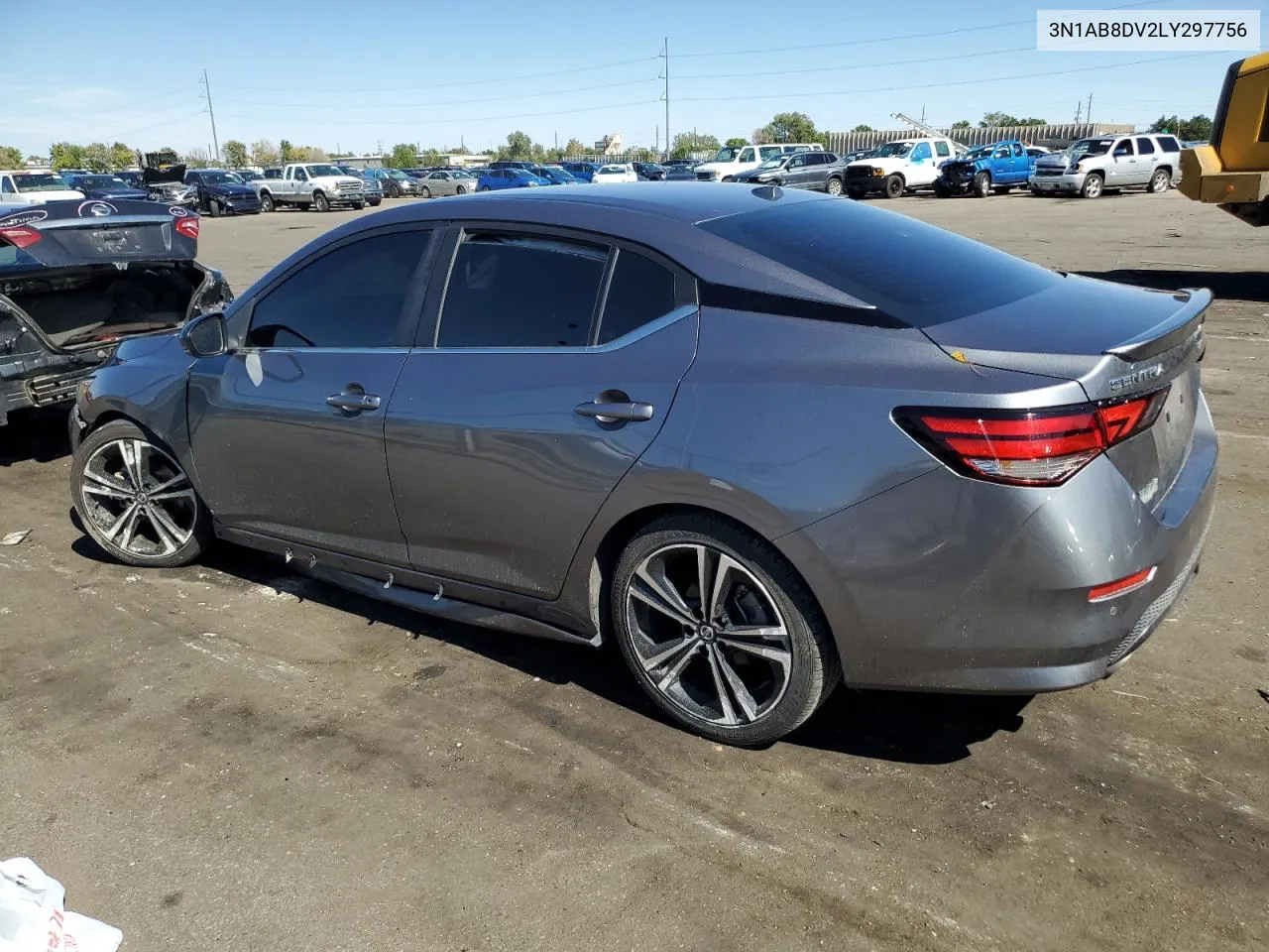 2020 Nissan Sentra Sr VIN: 3N1AB8DV2LY297756 Lot: 72803044