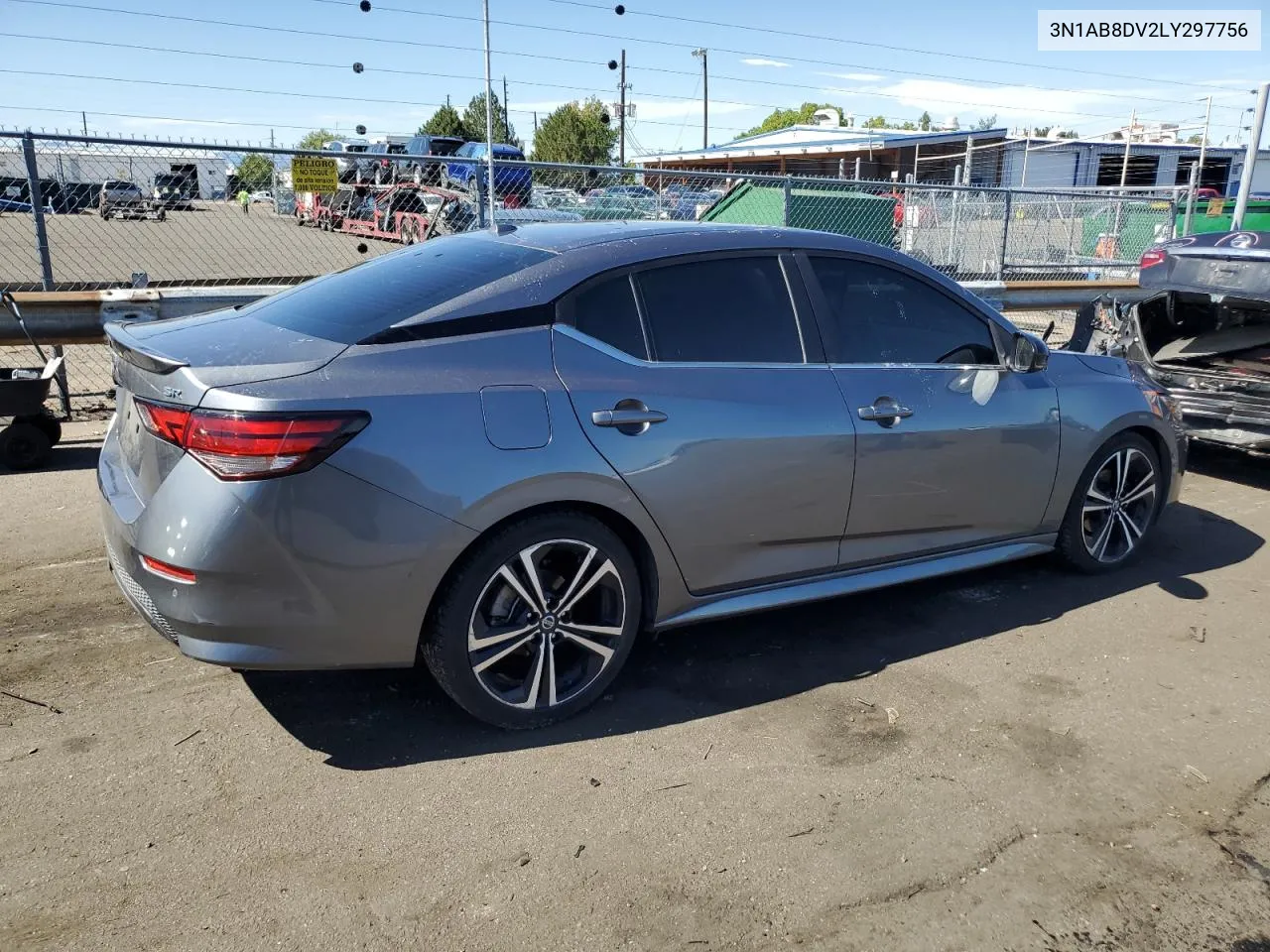 2020 Nissan Sentra Sr VIN: 3N1AB8DV2LY297756 Lot: 72803044