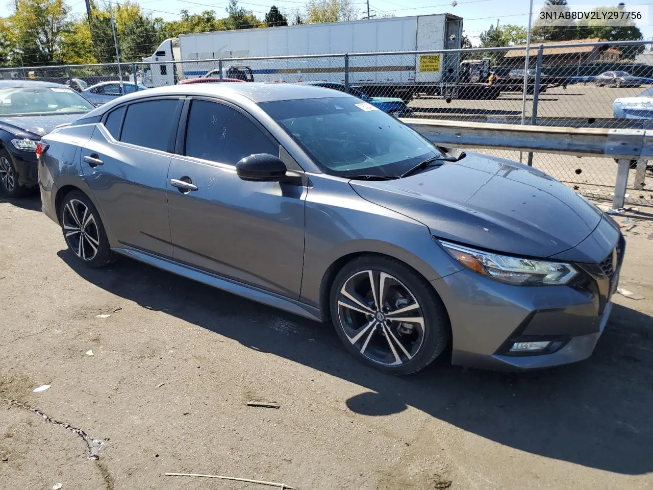 2020 Nissan Sentra Sr VIN: 3N1AB8DV2LY297756 Lot: 72803044