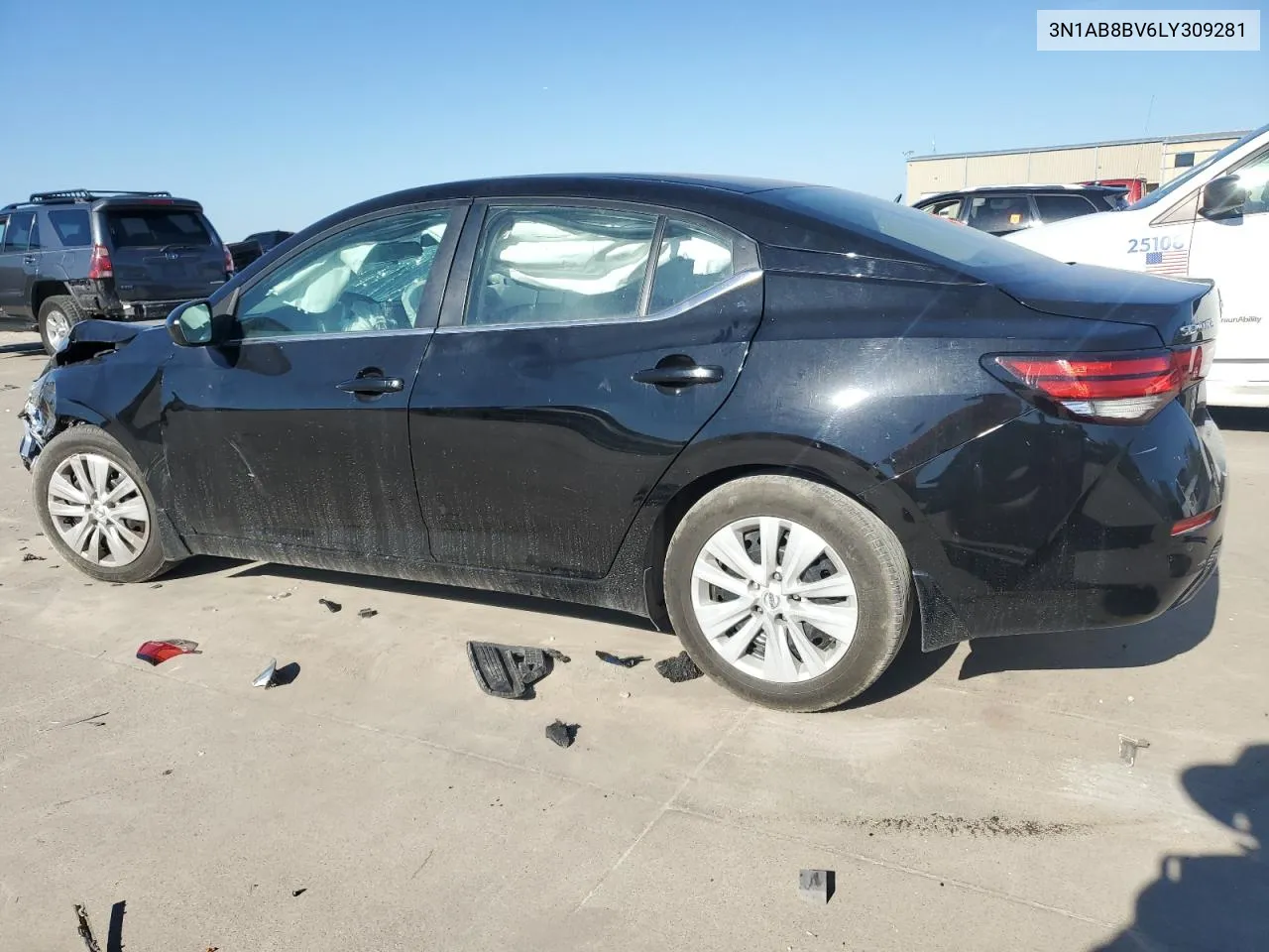 2020 Nissan Sentra S VIN: 3N1AB8BV6LY309281 Lot: 72817924