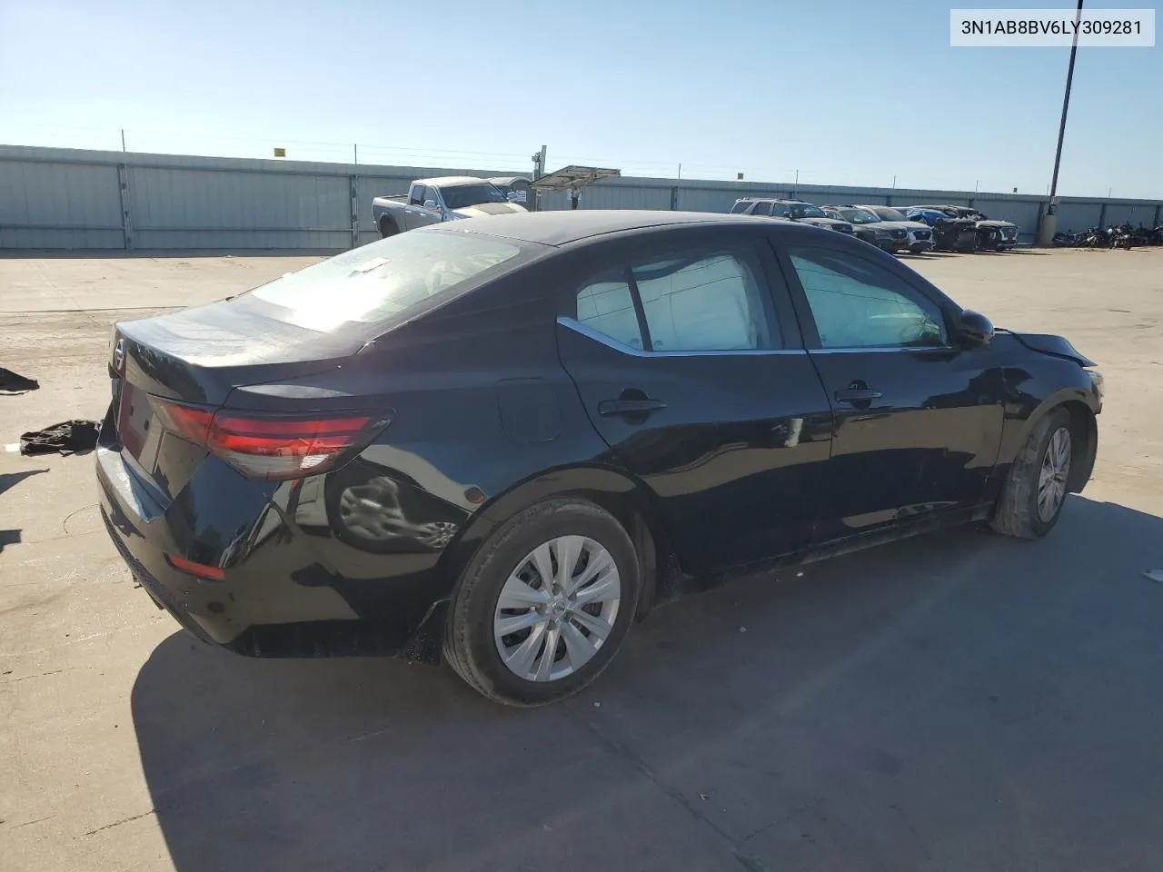 2020 Nissan Sentra S VIN: 3N1AB8BV6LY309281 Lot: 72817924