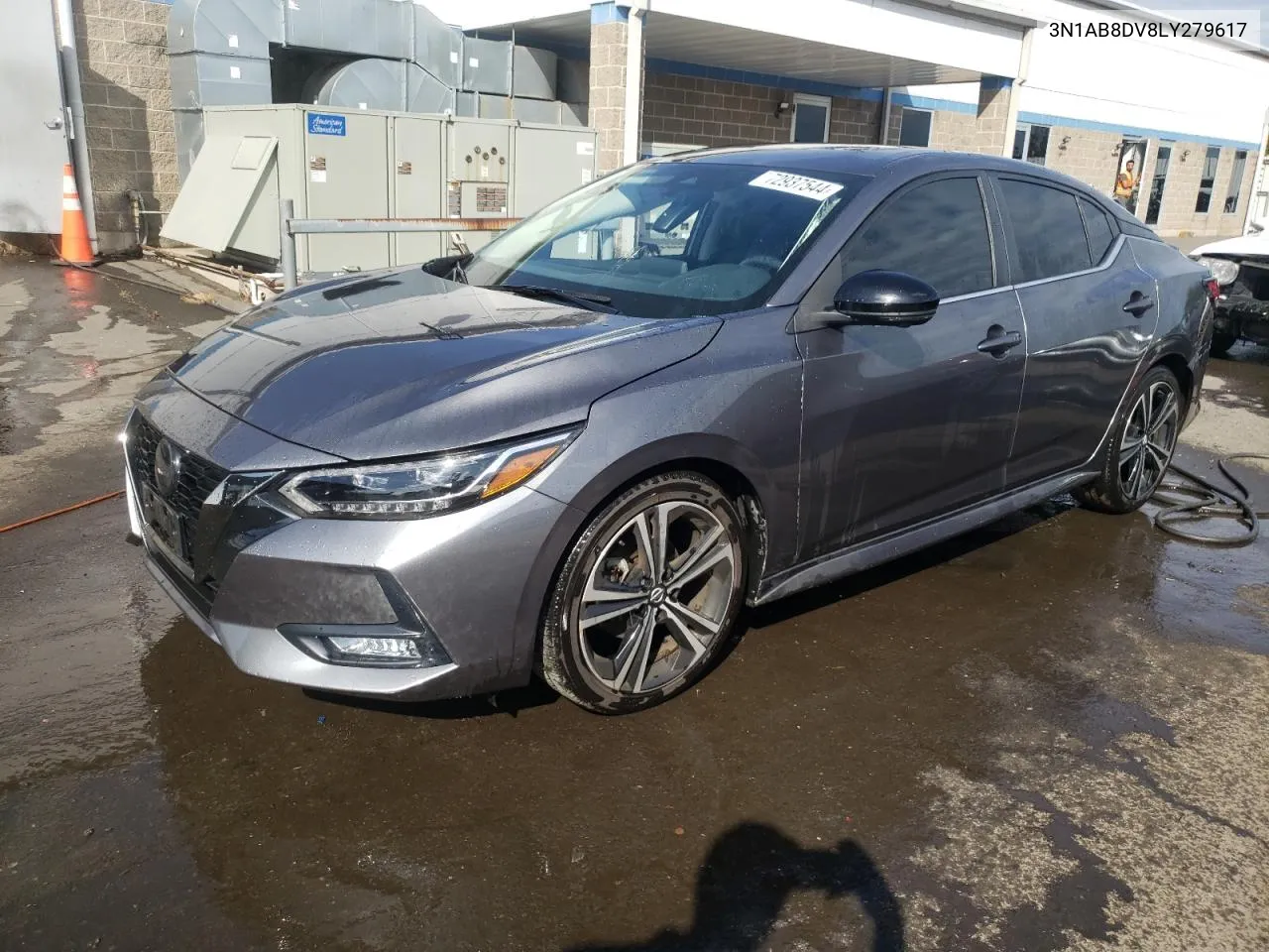 2020 Nissan Sentra Sr VIN: 3N1AB8DV8LY279617 Lot: 72937544