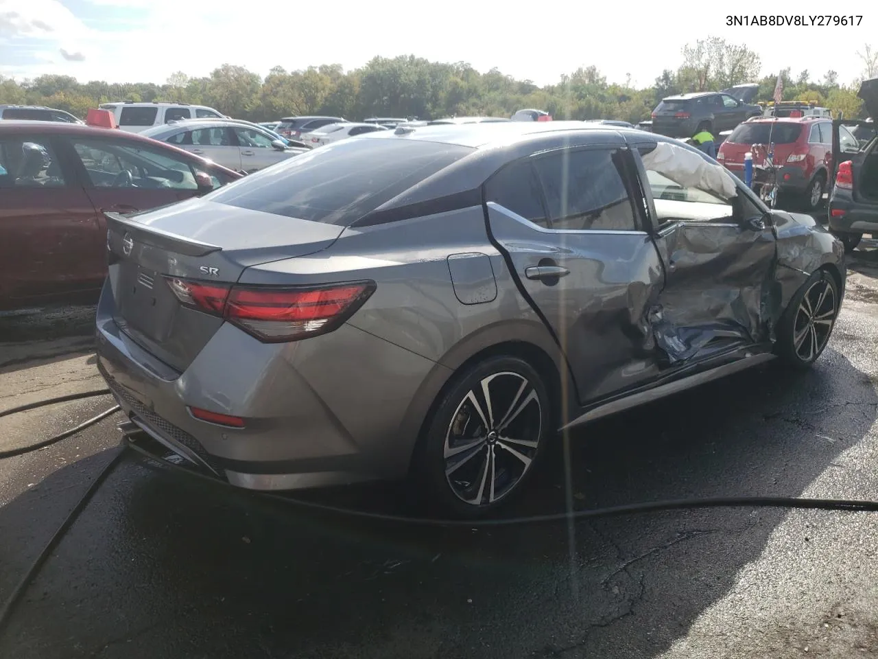 2020 Nissan Sentra Sr VIN: 3N1AB8DV8LY279617 Lot: 72937544