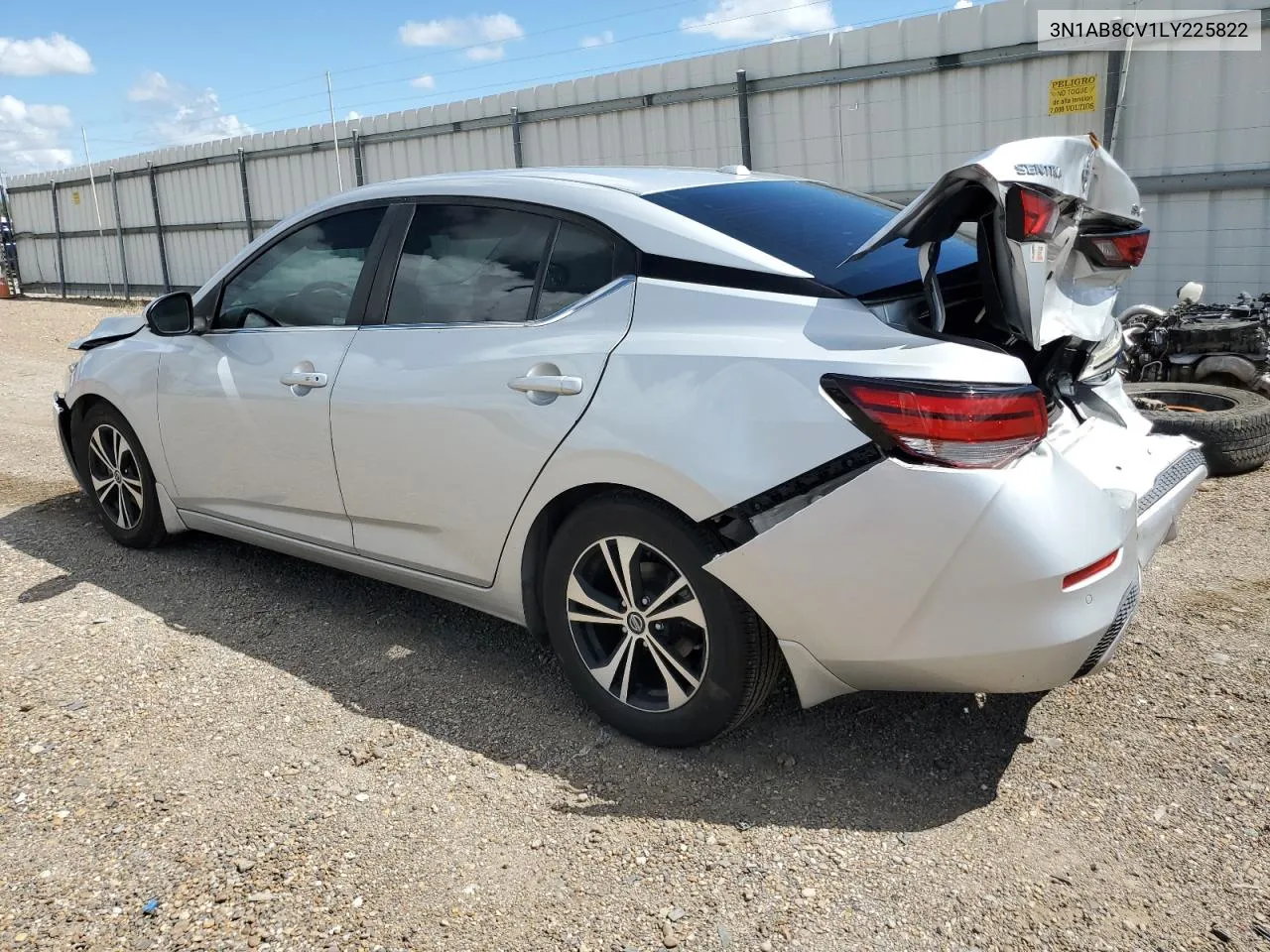 2020 Nissan Sentra Sv VIN: 3N1AB8CV1LY225822 Lot: 72941384