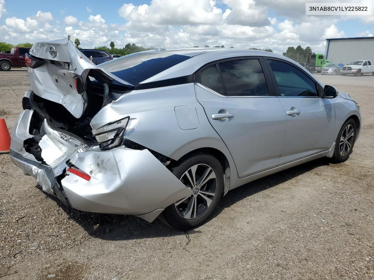 2020 Nissan Sentra Sv VIN: 3N1AB8CV1LY225822 Lot: 72941384