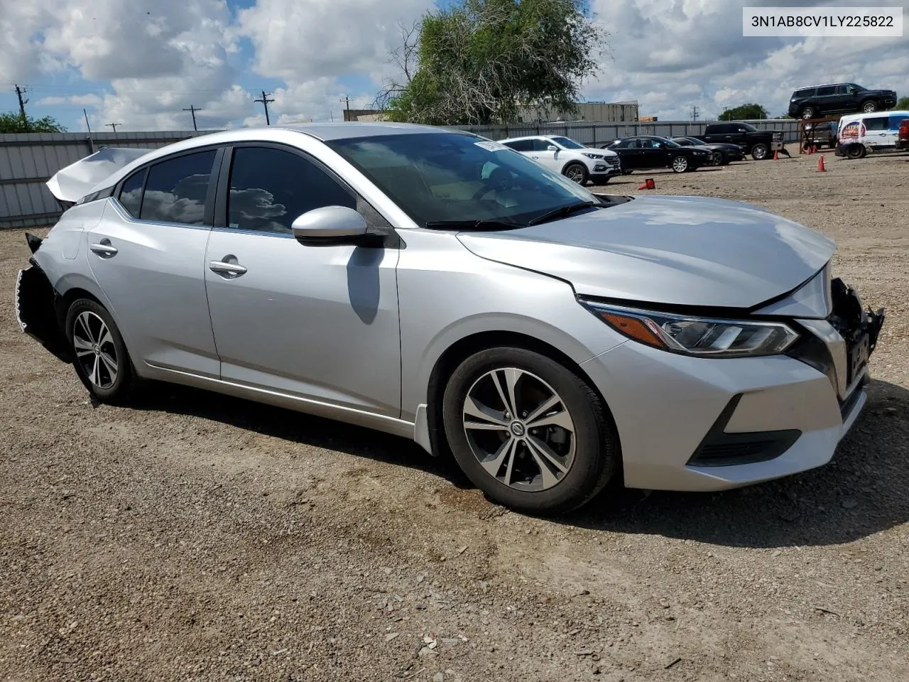 2020 Nissan Sentra Sv VIN: 3N1AB8CV1LY225822 Lot: 72941384