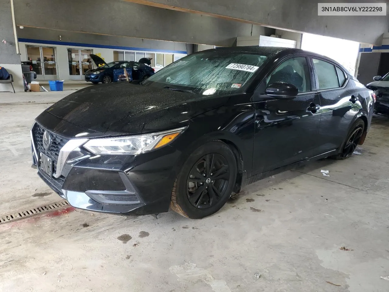 2020 Nissan Sentra Sv VIN: 3N1AB8CV6LY222298 Lot: 72990784