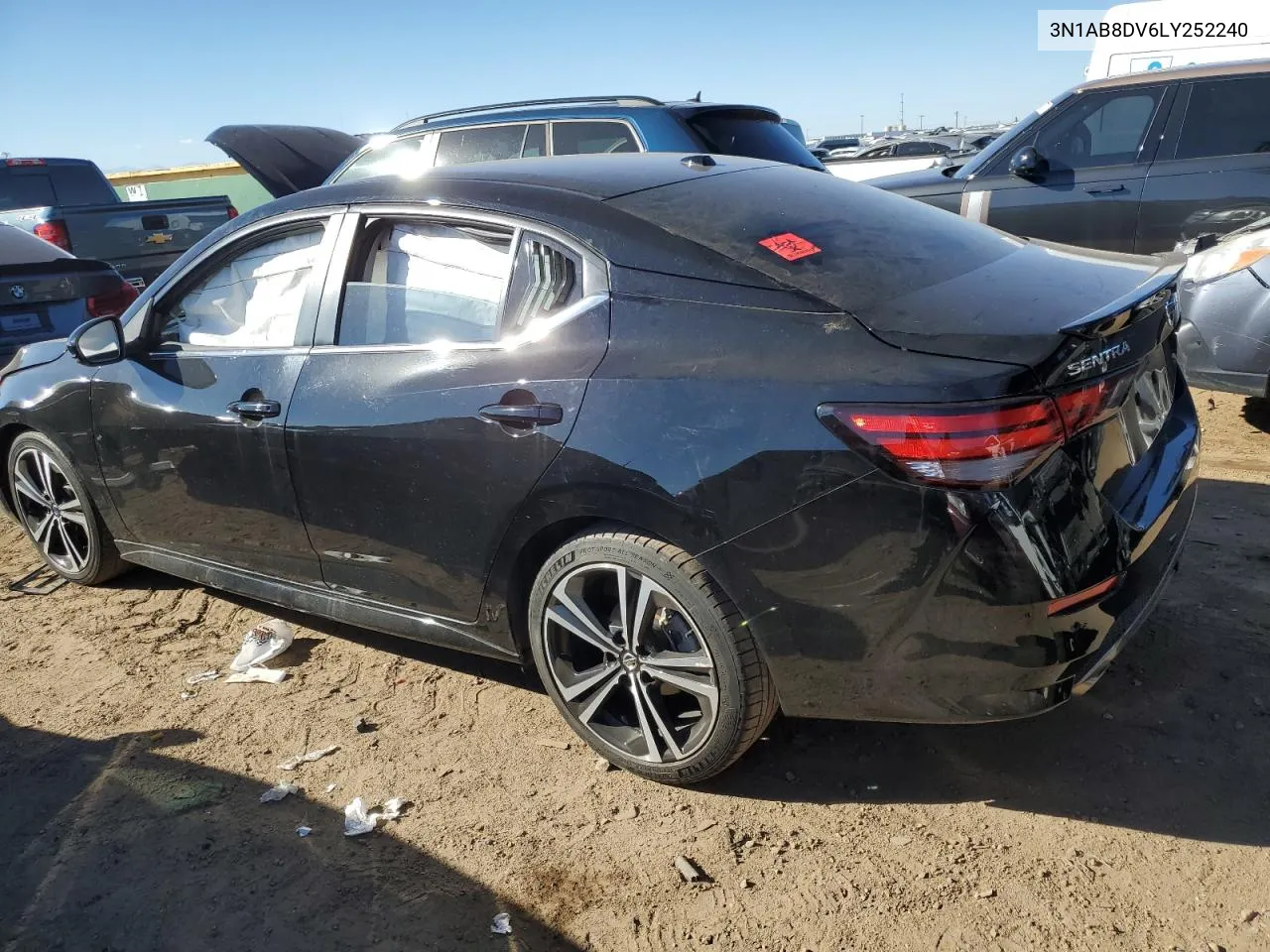 2020 Nissan Sentra Sr VIN: 3N1AB8DV6LY252240 Lot: 73028644