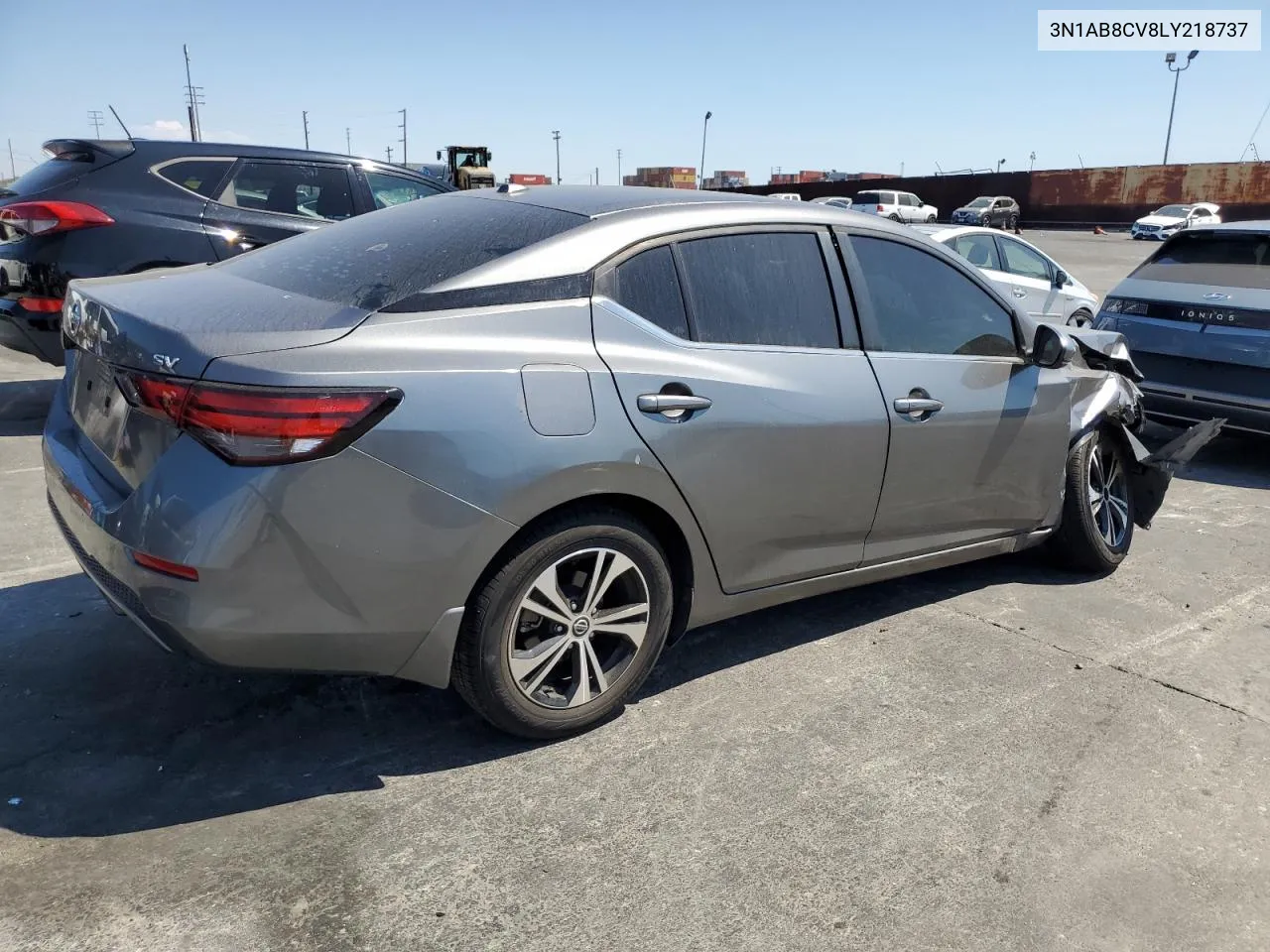 2020 Nissan Sentra Sv VIN: 3N1AB8CV8LY218737 Lot: 73056774